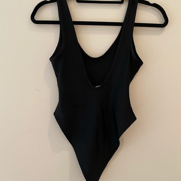 Forever 21 metallic black bodysuit - Picture 1 of 2